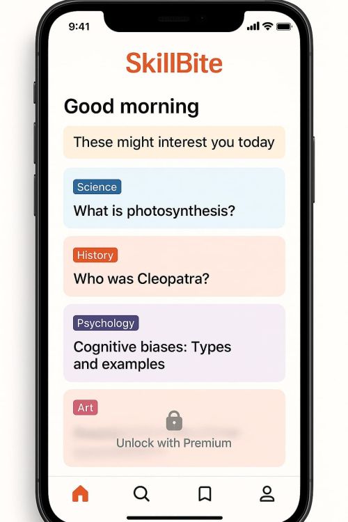 SkillBite mobile screenshot2